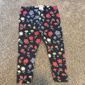 The Beaufort Bonnet Company Navy Floral Kids Leggings